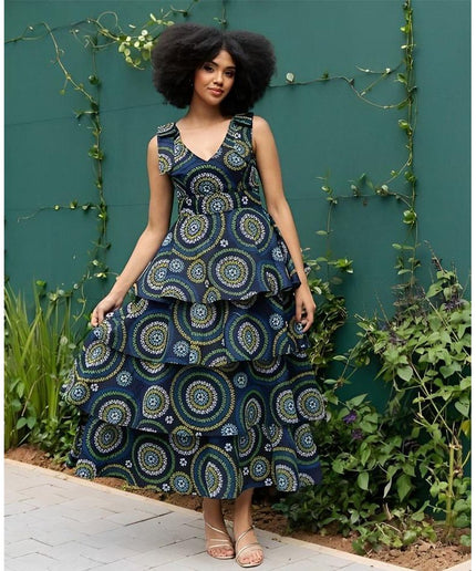 African print Maxi dress