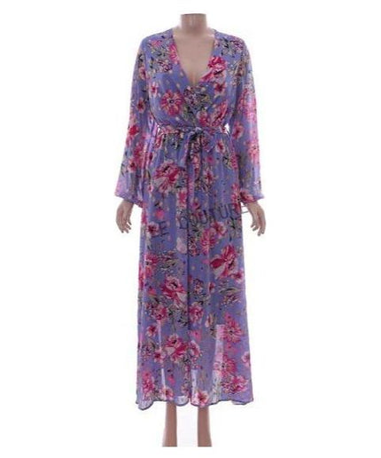 Floral Chiffon French retro A-line Dress