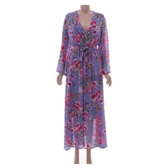 Floral Chiffon French retro A-line Dress