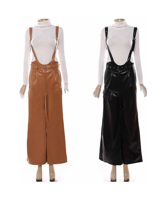 Vintage Leather Jumpsuit