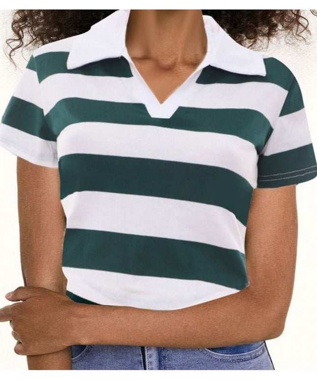 Short Sleeved Striped T-Shirt