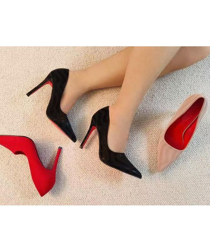 Elegant Pointed Toe Red Sole Shoe