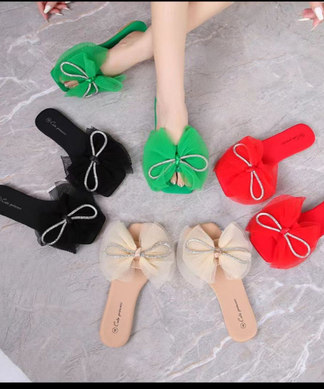 Bow Decorated Flip-flop Sandal