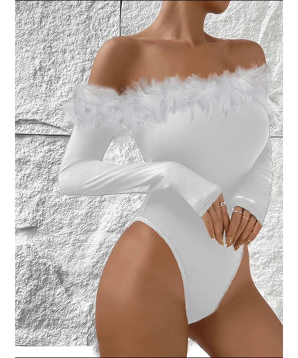 Off Shoulder Longsleeve Bodysuit