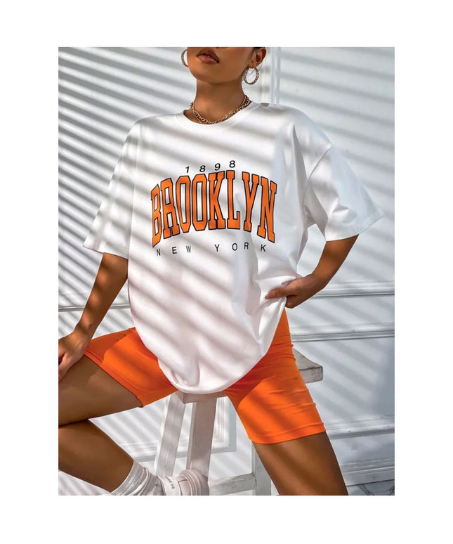 Brooklyn Tee & Biker Short Set