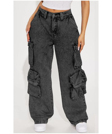 Woman’s Multi Pocketed Cargo Jeans