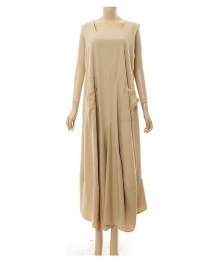 Sleeveless Long Loose Dress.