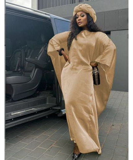 Long sleeve kaftan Satin Robe.