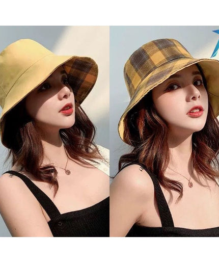 Trendy Print Reversible Bucket Hat.