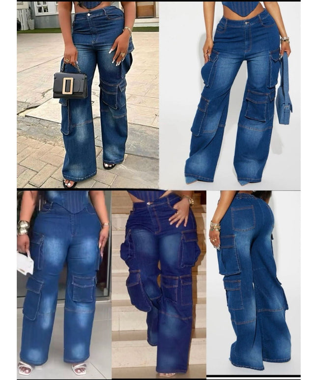 Bell-Bottoms Cargo Denim.