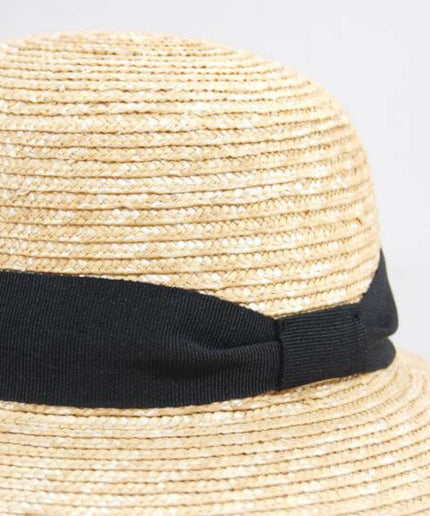 Natural Wheat Straw Summer Beach Hat.