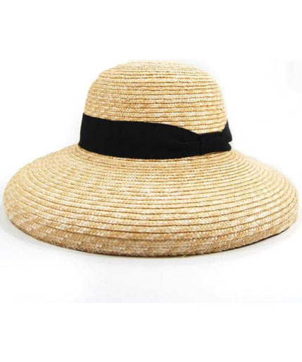 Natural Wheat Straw Summer Beach Hat.