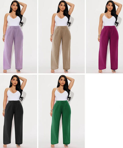 Women's High Waist Wide Leg Pants