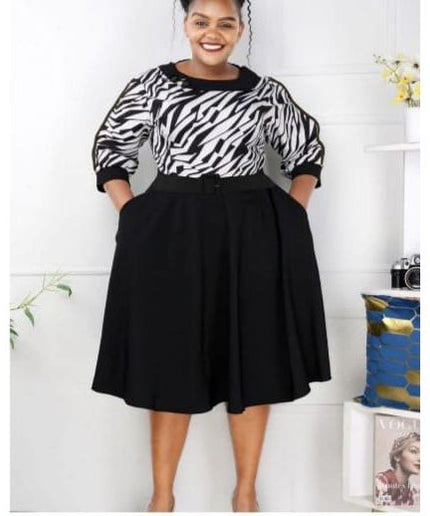 Office Style plus size Dress.