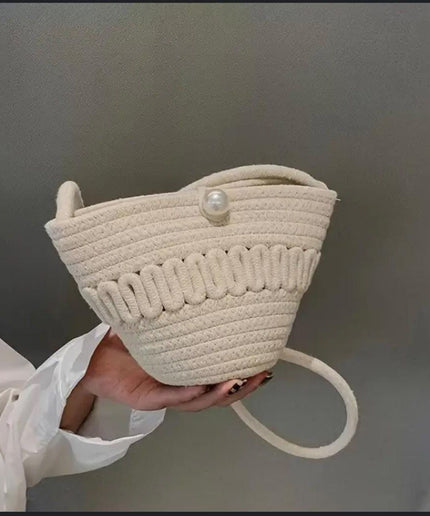 Soft Straw Beach  Crossbody Bag