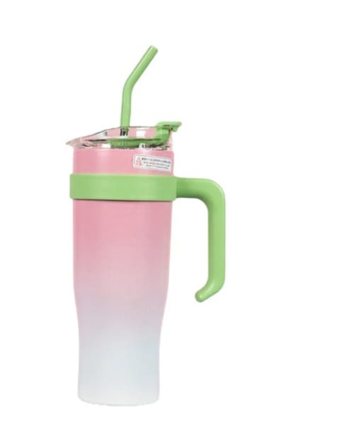 Stainless Steel Straw Travel Tumbler