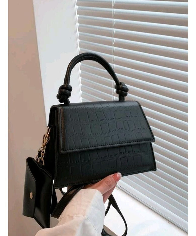 Portable Crossbody Flap Handbag