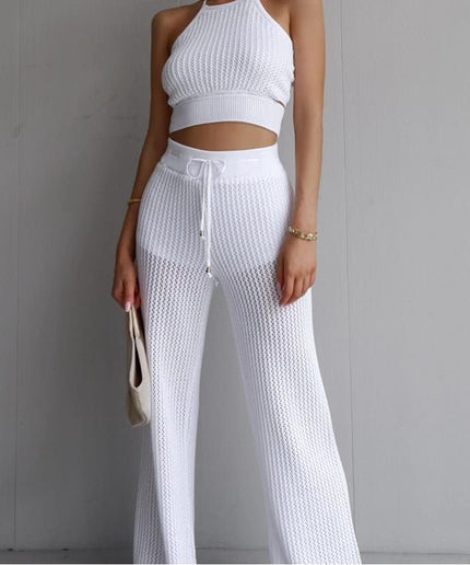 High Waisted Palazzo Set