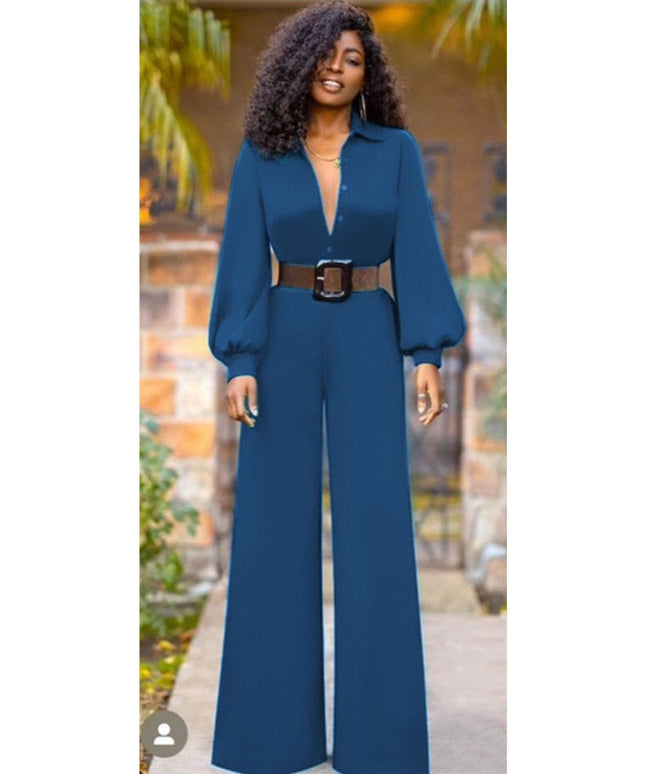 Button Detailed Overall Jumpsuit