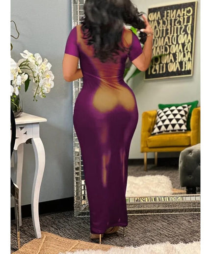 Bodycon Round Neck Dress