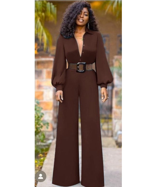 Button Detailed Overall Jumpsuit