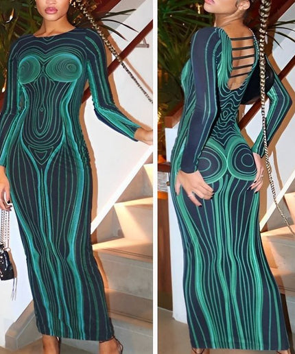 Matrix Bodycon Dress