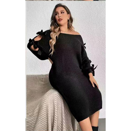 Long Sleeve Off Shoulder Dress