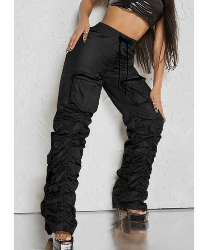 Sexy Ruffled Cargo Pant