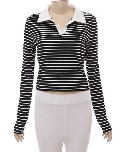 Long Sleeve Striped Top