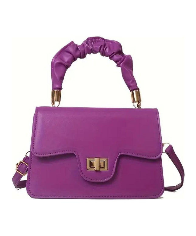 Portable Leather Crossbody Handbag