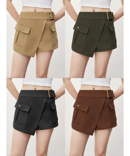 Low Waist Cargo Short Pants