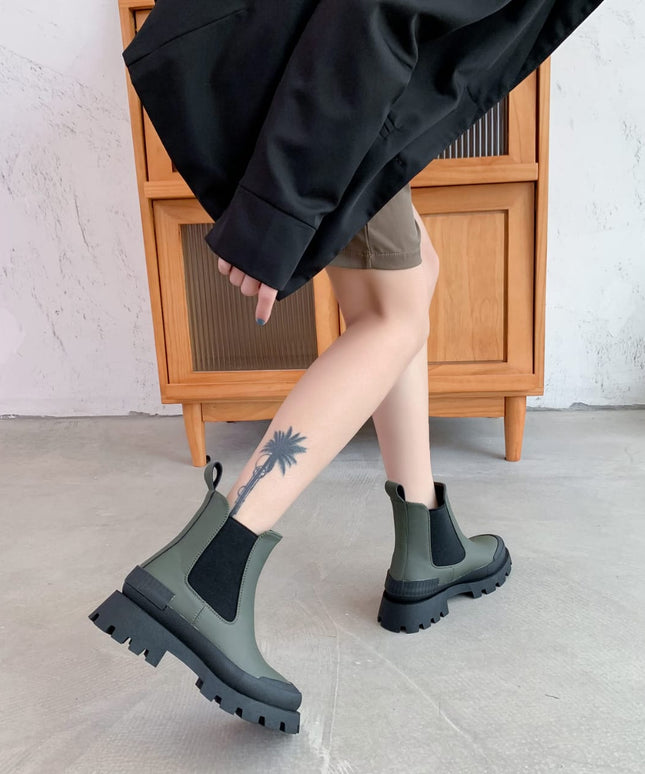 Chunky Heel Project Ankle Boots