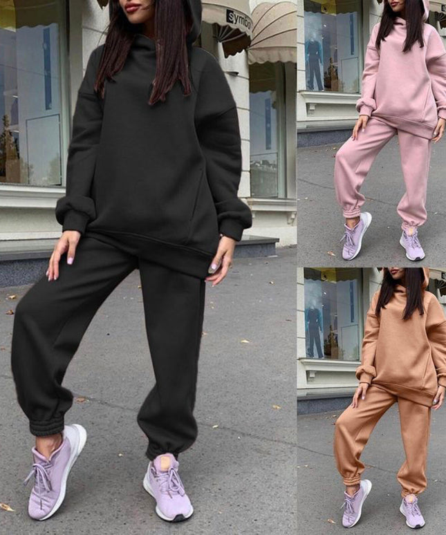 Hooded Winter Tracksuit Set