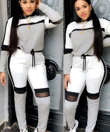 Hooded 2 Piece Tracksuit Set