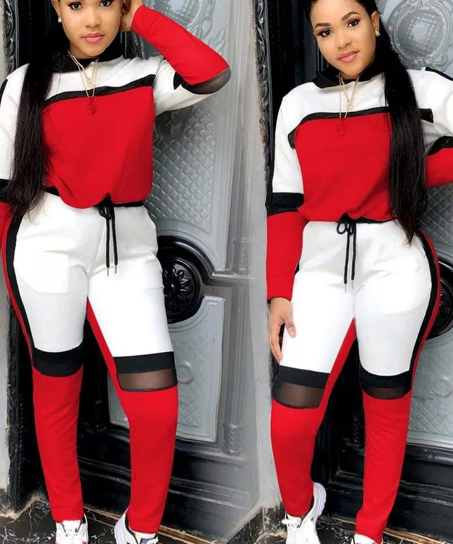 Hooded 2 Piece Tracksuit Set