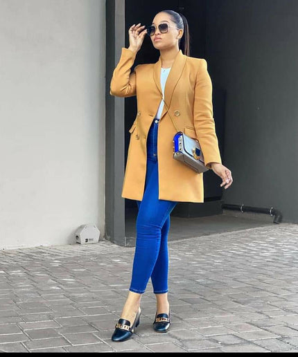 Long Formal Blazer Coat