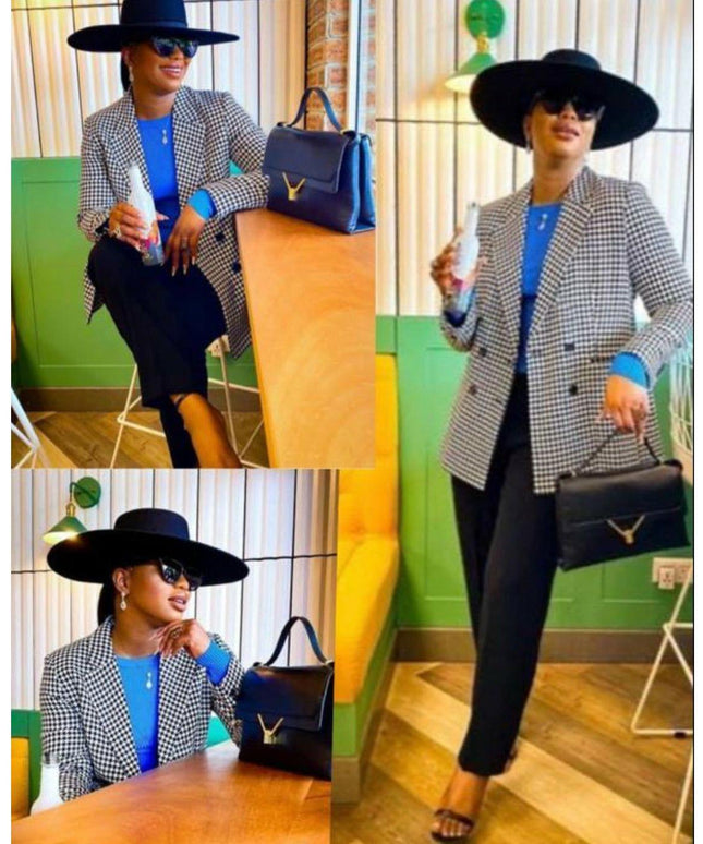 Houndstooth Blazer