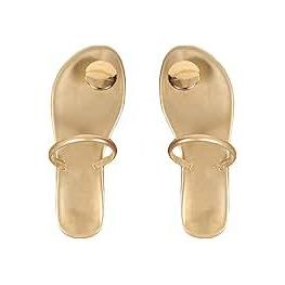 Round Decor Toe Post Thong Sandals.