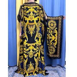 African Chiffon Loose Long Dashiki Traditional.