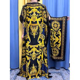 African Chiffon Loose Long Dashiki Traditional.