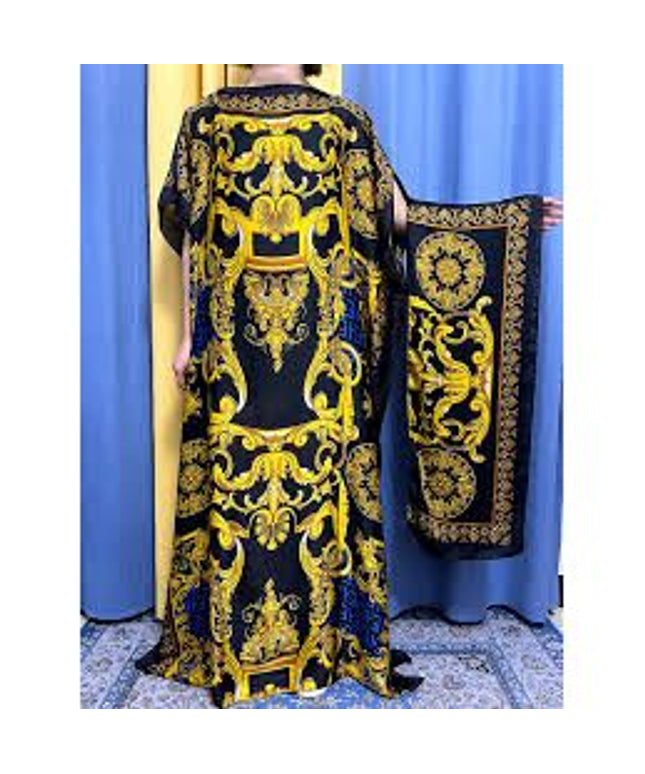 African Chiffon Loose Long Dashiki Traditional.