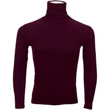 Unisex Turtleneck Long Sleeve Sweatshirt.