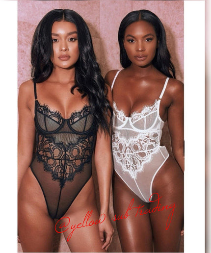 Lace Lingerie In Wear