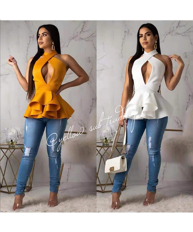 Backless Publem Top - YELLOW SUB TRADING 