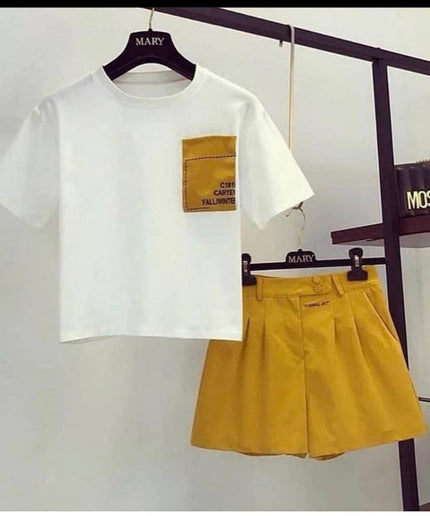 Short Sleeve T-shirts & Casual Shorts Set 