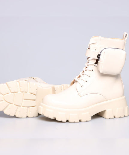 Chunky Pocket Platform Boots