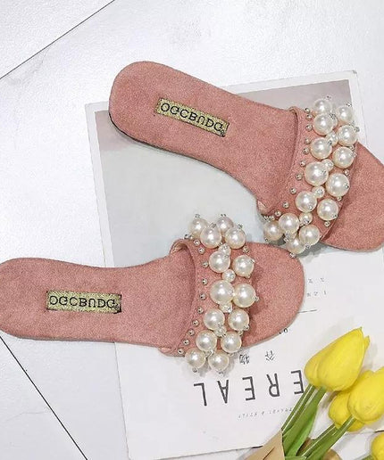 Pearl Shoes Flat Sandals