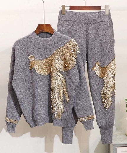 Knitted Tracksuit Set