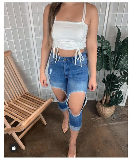 Solid Color Crop Top