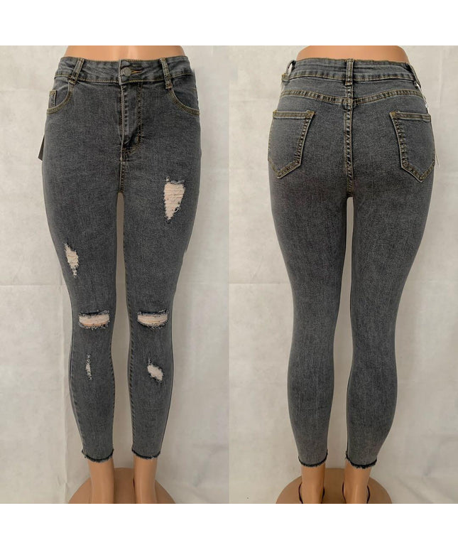 Distressed High Waisted jeans